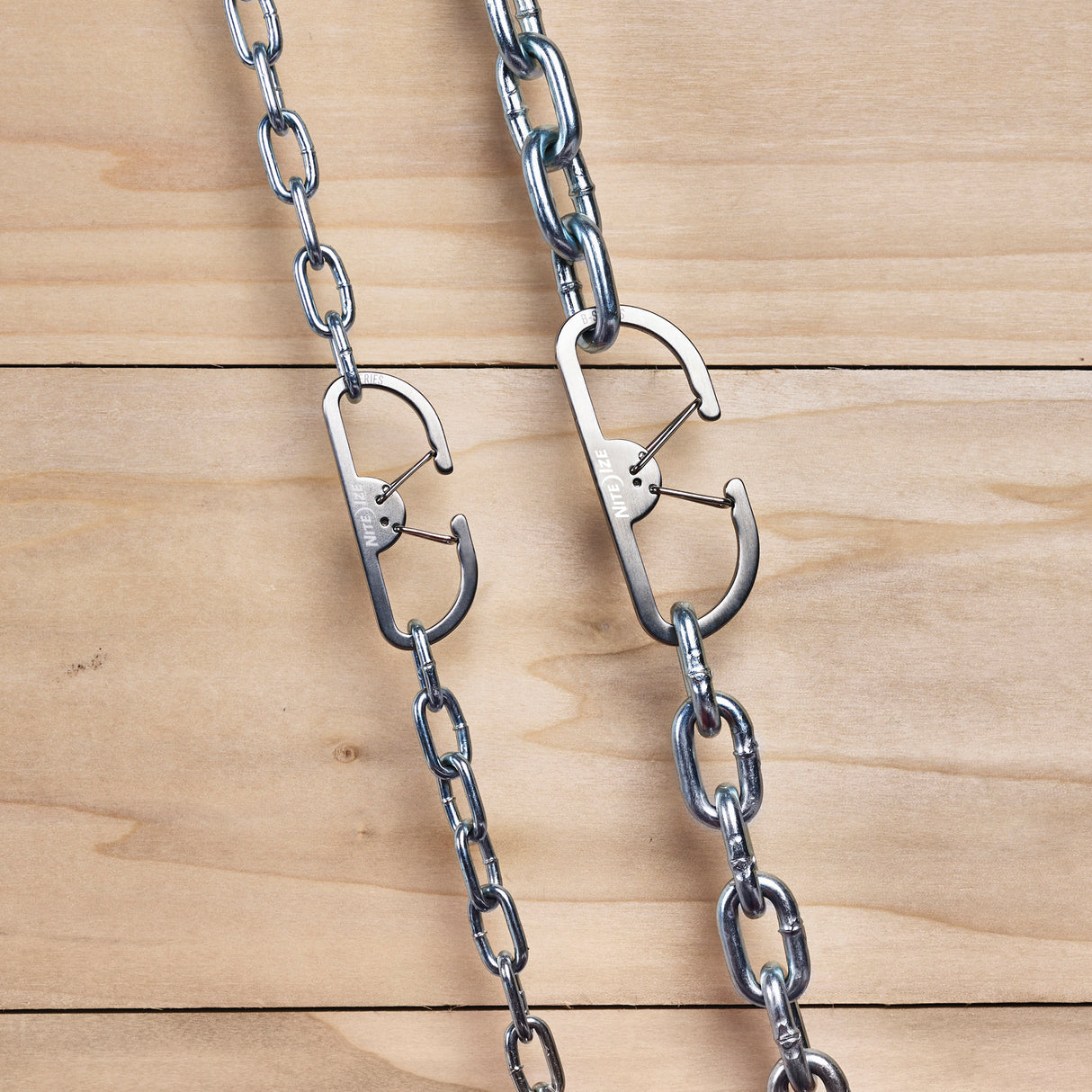 Bカラビナー#4 ステンレスシルバー