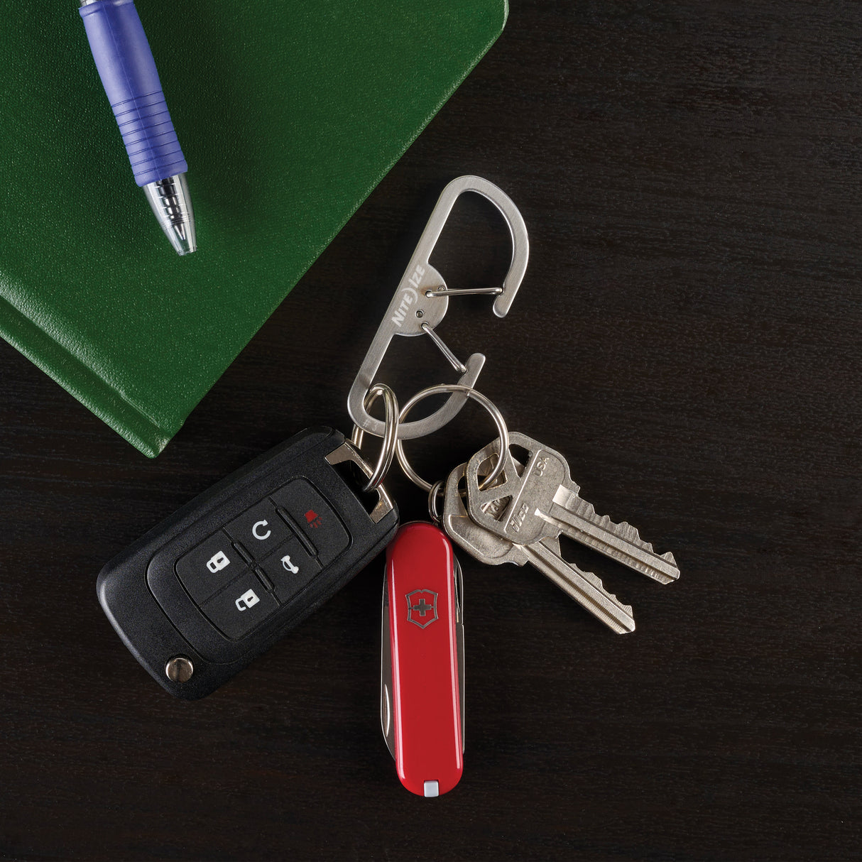 Bカラビナー#3 ステンレスシルバー