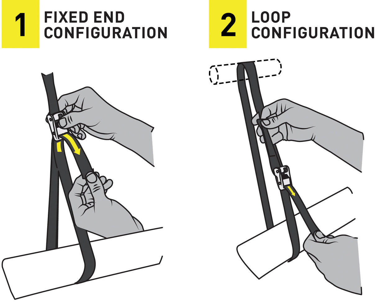 デュアルカムジャム タイダウンストラップ 8フィート