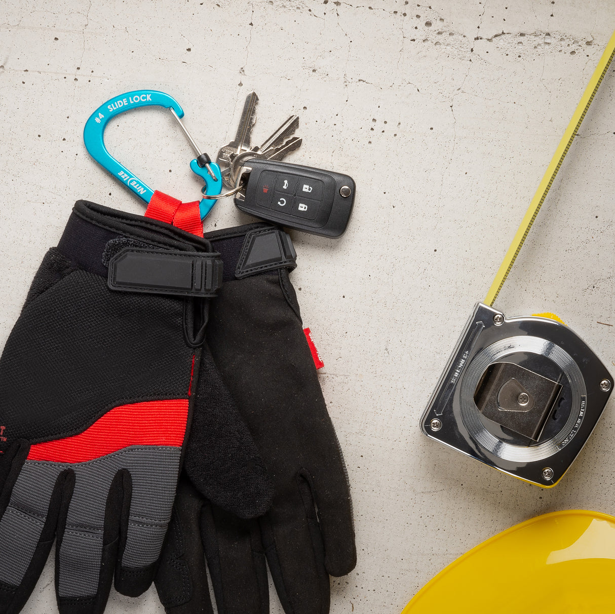 スライドロック アルミカラビナー #4