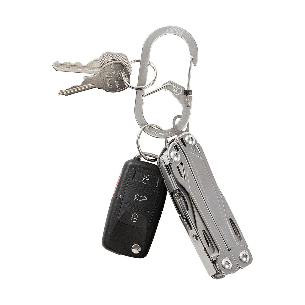 車の鍵をつけたGカラビナースライドロック#4