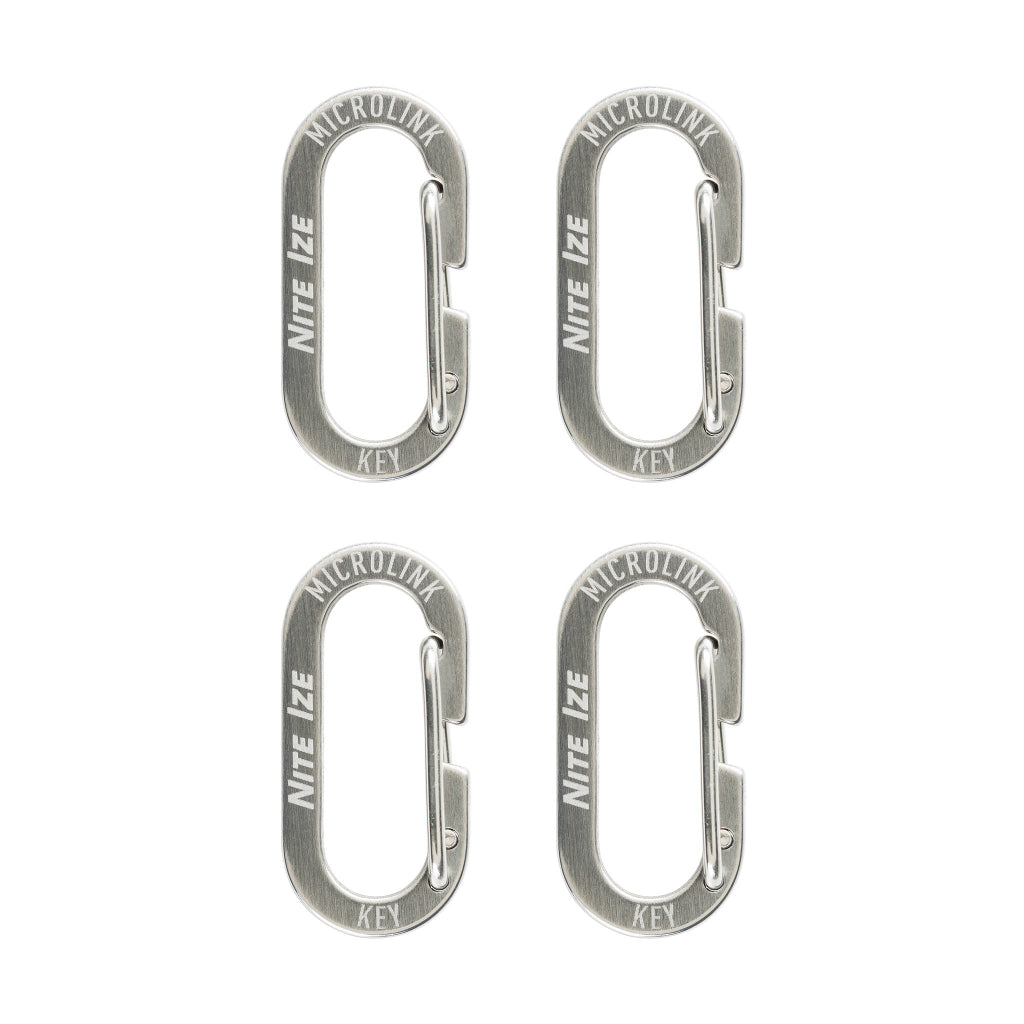 【ナイトアイズ公式】マイクロリンク カラビナー ×4P
