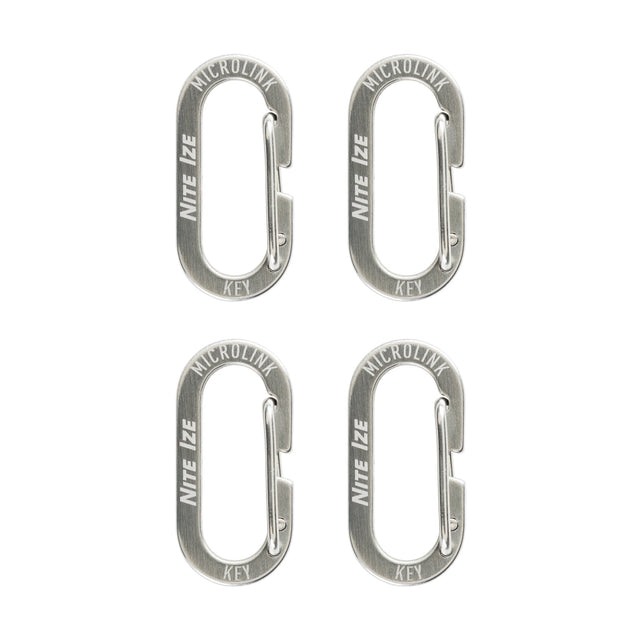 【ナイトアイズ公式】マイクロリンク カラビナー ×4P