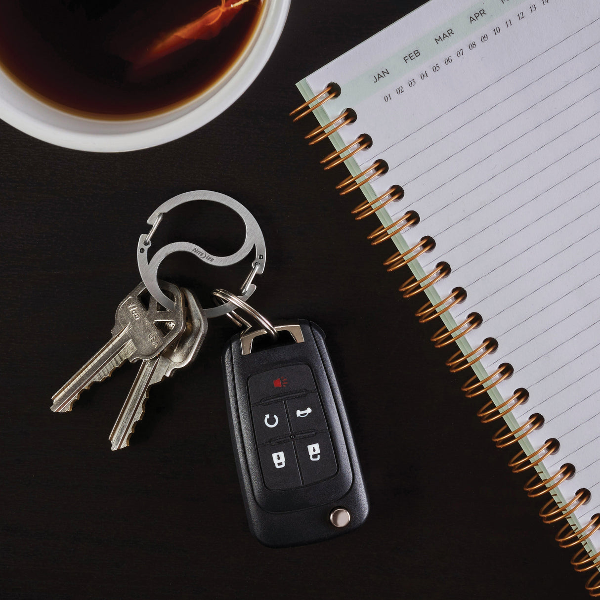 メダリオン インヤン キーホルダー