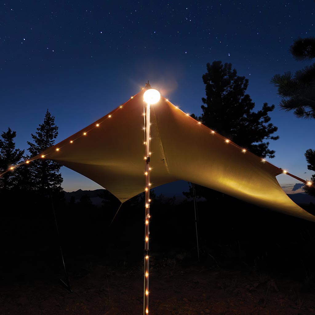 レイディアント スターリット リチャージャブルランタン+ストリングライト