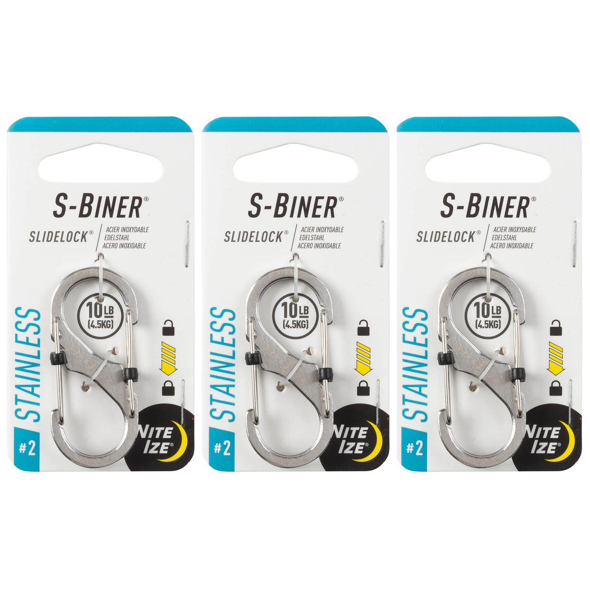 エスビナースライドロック#2×3個セット