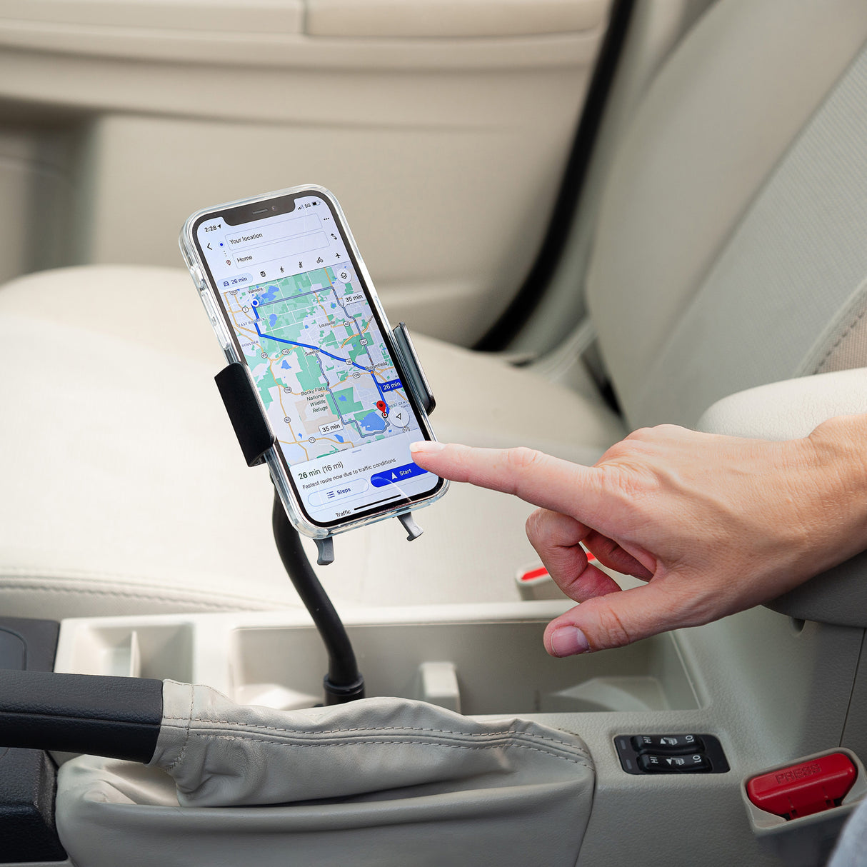 スクイーズ ユニバーサル カップホルダーマウント