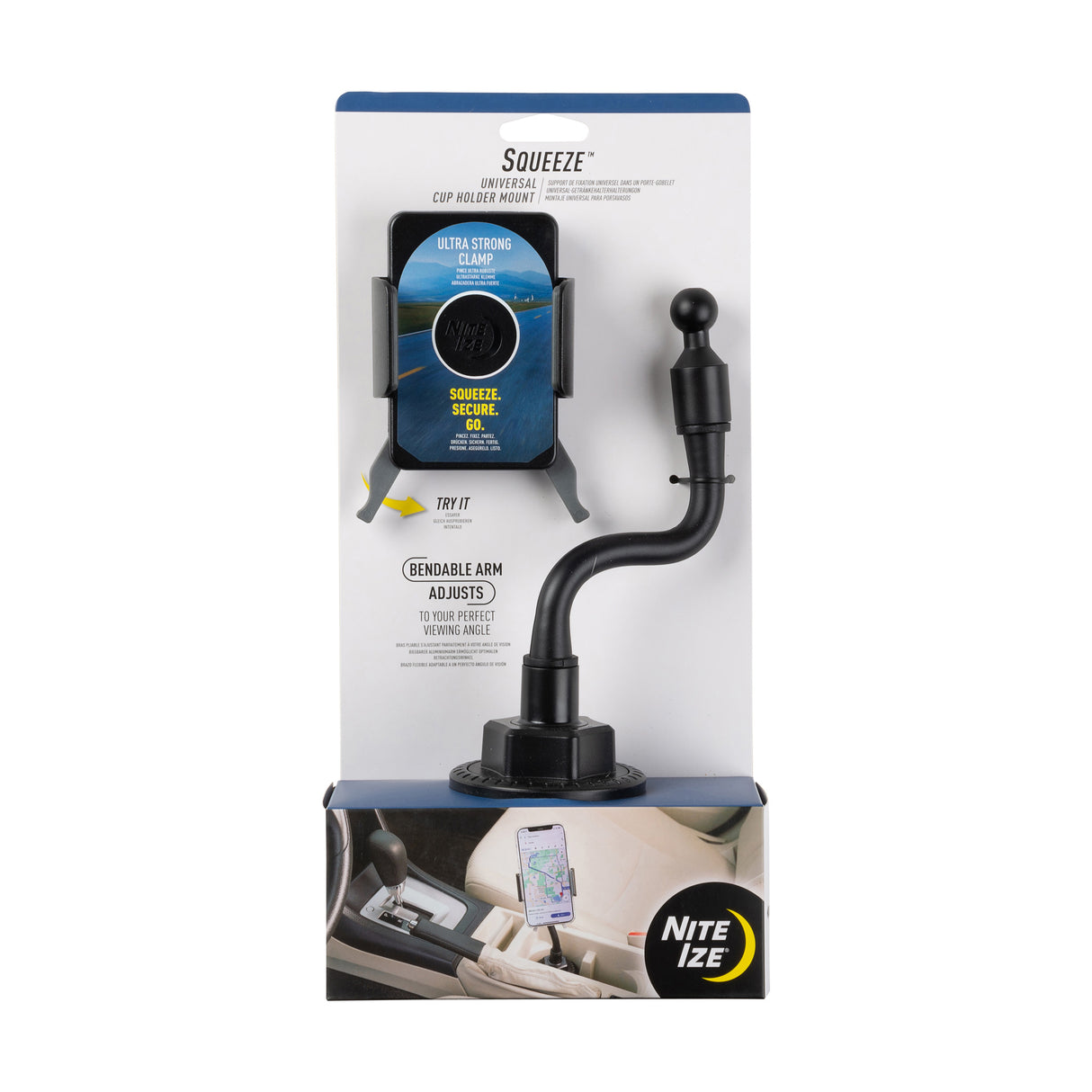 スクイーズ ユニバーサル カップホルダーマウント