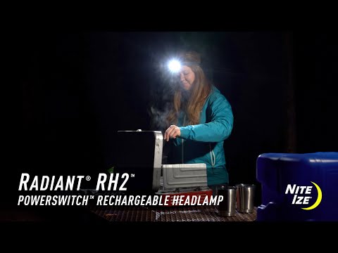 レイディアント RH2パワースイッチ リチャージャブルヘッドランプ