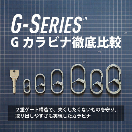 G-Series（Gカラビナー）徹底比較