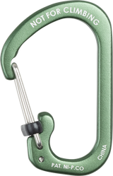 クリスマスセット スライドロック アルミカラビナー レッド&オリーブ