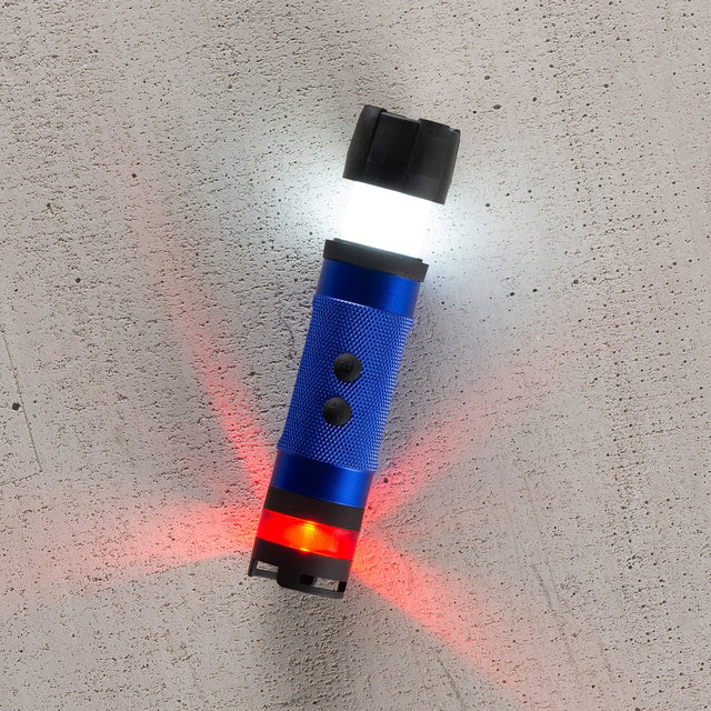 3イン1 LEDミニフラッシュライトブルー
