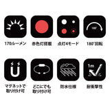 【残り2個】レイディアント170リチャージャブル タスクライト